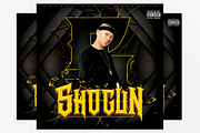 Shogun Mixtape Cover Template, a Templates & Theme by White Shadow Graphix (Thumbnail 1 of 2)