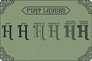 Hoodlum label font, a Symbol Font by Heather_insane (Thumbnail 3 of 6)