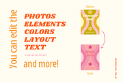 Funky Bold Instagram Post Templates, a Social Media Template by HellYeahDesigns (Thumbnail 3 of 7)