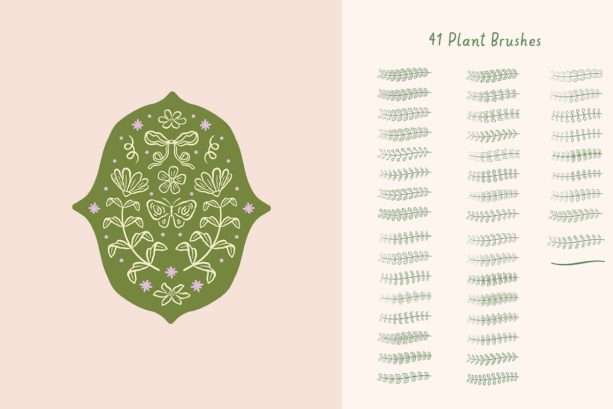 Whimsical Floral Procreate Toolkit, a Brush Add-On by Pencil Twist (Photo 5 of 11)
