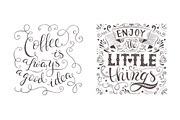 8 hand drawn quotes, an Illustration by piyacler (Thumbnail 3 of 6)