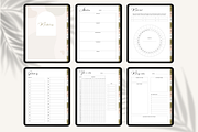 Undated Digital Life Planner iPad, a Templates & Theme by HoneyGlowStudioCo (Thumbnail 7 of 9)