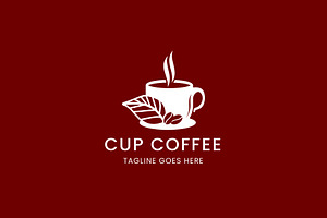 Cup Coffee Logo Template