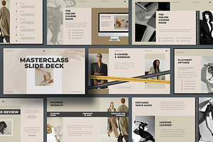Masterclass Slide Deck Keynote, a Presentation Template by Fit-tee