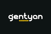 Gentyan - Minimal Logo Font, a Sans Serif Font by Iqsiart Studio (Thumbnail 1 of 7)