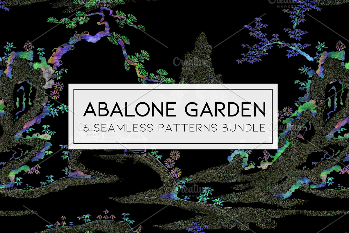 Abalone Garden | 6 Seamless Patterns, a Pattern Graphic by PATTERNBASE (Photo 1 of 8)