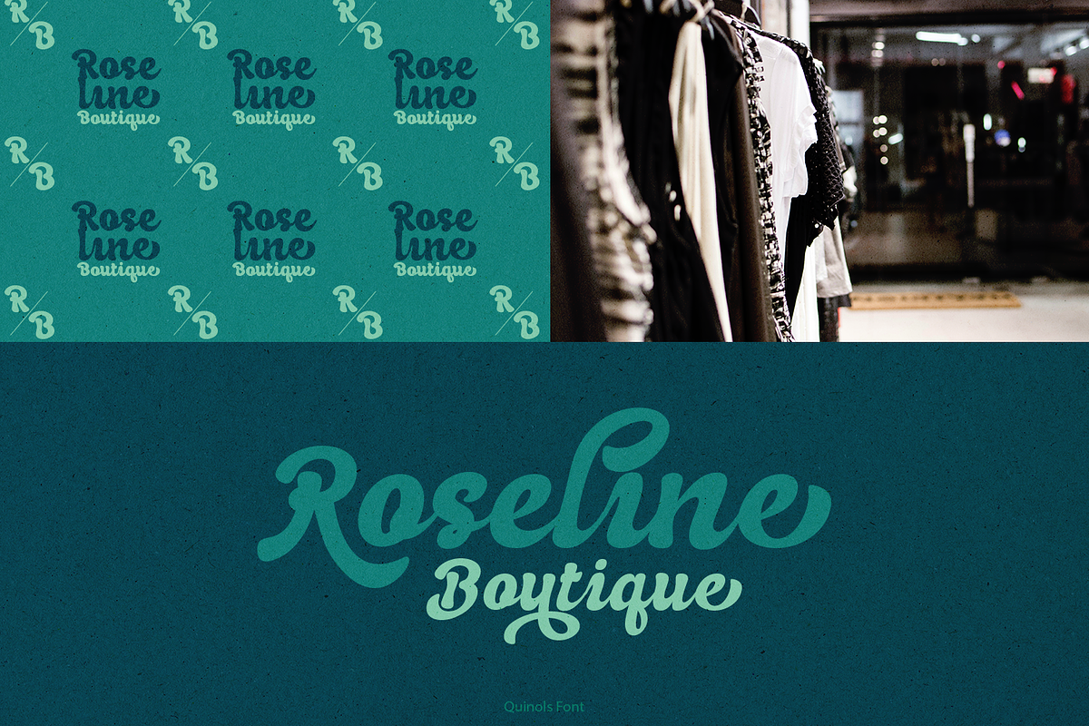Quinols Retro Script, a Script Font by madeDeduk (Photo 8 of 10)