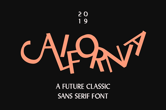 California | A Future Classic Font preview 7