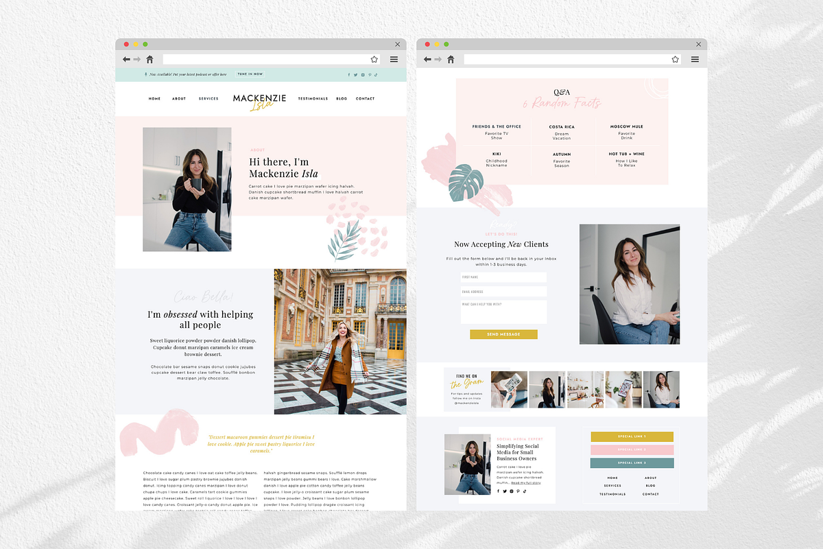 Business Website & Sales Page Bundle, a Landing Page Template by Sugar Studios (Photo 5 of 11)