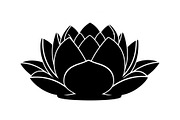 Lotus Flower Silhouette Vector Bundl, an Illustration by Creativeshirt (Thumbnail 38 of 51)