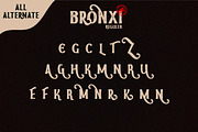 Bronxi - A Vintage Sans Serif Fonts, a Script Font by Vava Aryanto (Thumbnail 10 of 16)