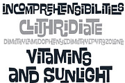 Swung Note font: Amazing interlocks!, a Font by PintassilgoPrints (Thumbnail 11 of 12)