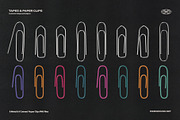 Tapes & Paper Clips, an Object Graphic by Indieground Design Inc. (Thumbnail 11 of 11)