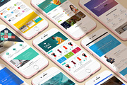Realistic 3D iPhone Mock-Up Bundle 3, an iPhone Mockup by Graphicsworld125 (Thumbnail 3 of 15)