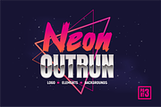 Retro Neon 80s Logos and Elements, an Object Graphic by DenysHolovatiuk (Thumbnail 1 of 5)