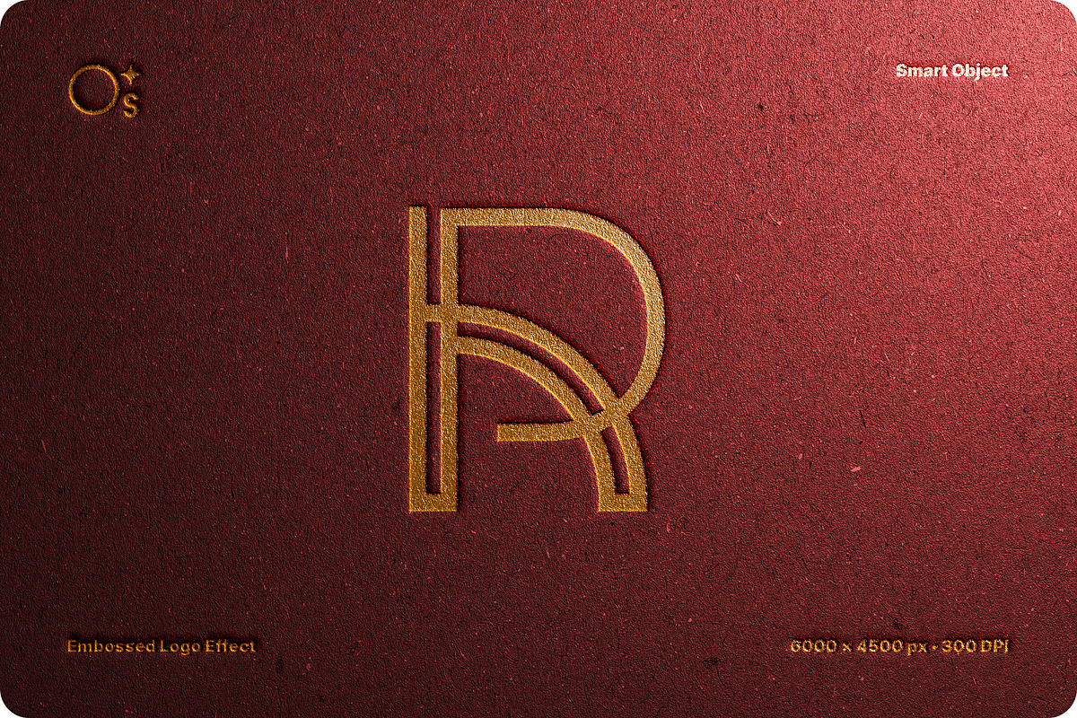 Luxury Embossed Logo Effect, a Layer Style Add-On by Opaq Studio (Photo 1 of 6)