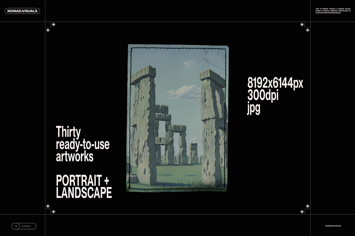 Megaliths Stone Age Illustrations, a Background Graphic by Nomad Visuals (Photo 15 of 15)