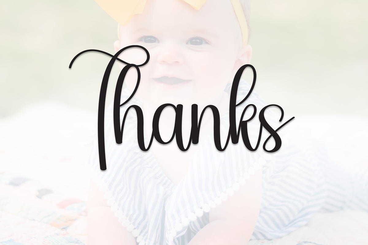 Chubby | Script Font, a Handwritten Font by Scratchones (Photo 9 of 9)