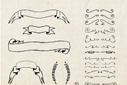 Hand Drawn Vector Elements Pt1, a Decorative Illustration by Elegrad Design Agency (Thumbnail 3 of 3)