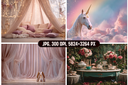 Birthday Girl-themed Photo Backdrops, a Background Graphic by PrintHaven Designs (Thumbnail 4 of 12)