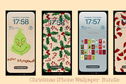 Christmas Digital Wallpaper, a Decorative Illustration by Oleksandra Illustrates (Thumbnail 1 of 11)