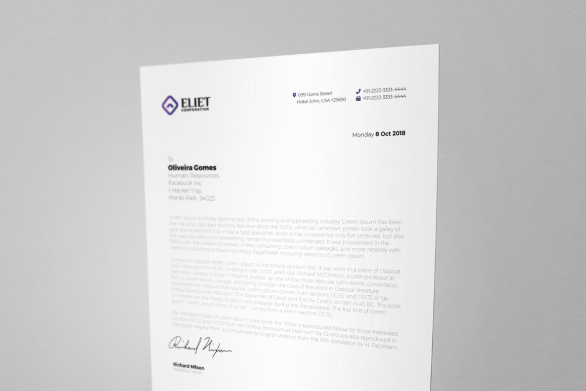 Letterhead, a Stationery Template by Design'sTRIBE (Photo 6 of 6)