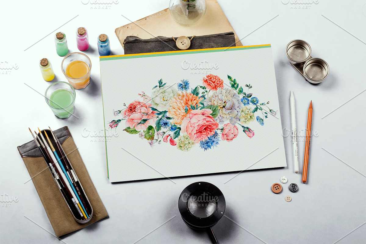 Drops of summer flowers., an Illustration by Depiano (Photo 9 of 10)