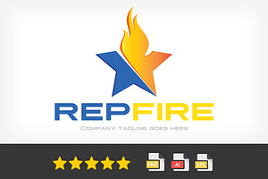 Reputation Management Logo Template