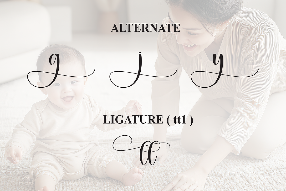 Babysitter | Script Font, a Handwritten Font by Scratchones (Photo 8 of 9)