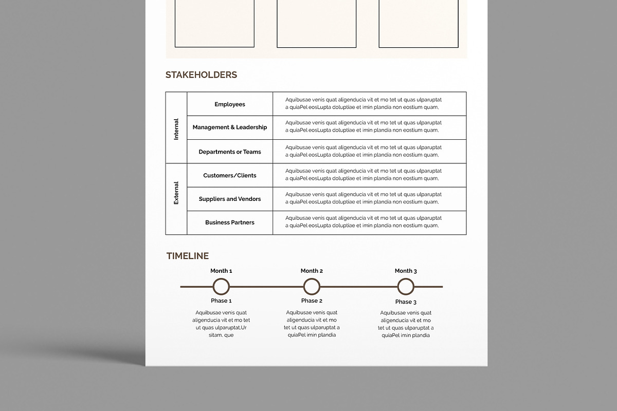 Project Planner Template, a Stationery Template by MightyDesign (Photo 5 of 10)