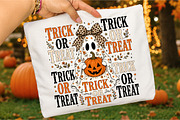 Trick or Treat PNG,Retro Halloween, a Seasonal Illustration by Libby Wishes (Thumbnail 3 of 3)