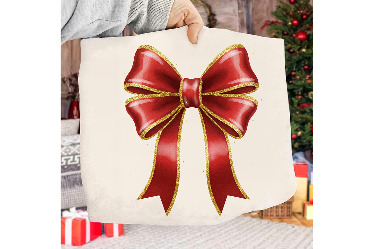 Glitter Coquette Bow Mama PNG, an Illustration by Libby Wishes (Photo 3 of 8)