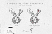 Minimalist Christmas clipart, a Seasonal Illustration by AyaLormus (Thumbnail 2 of 7)