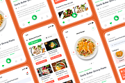 Recipe Rise -  Mobile App UI KIT, an App Template by SquidPixey (Thumbnail 3 of 3)