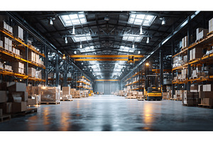 In einer modernen Logistikhalle, a Business Photo by ZinetroN