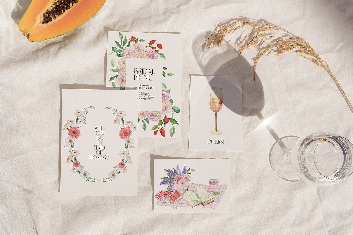 Soft Cottagecore Coquette Aesthetic, a Seasonal Illustration by Catch the Dream Art (Photo 12 of 16)