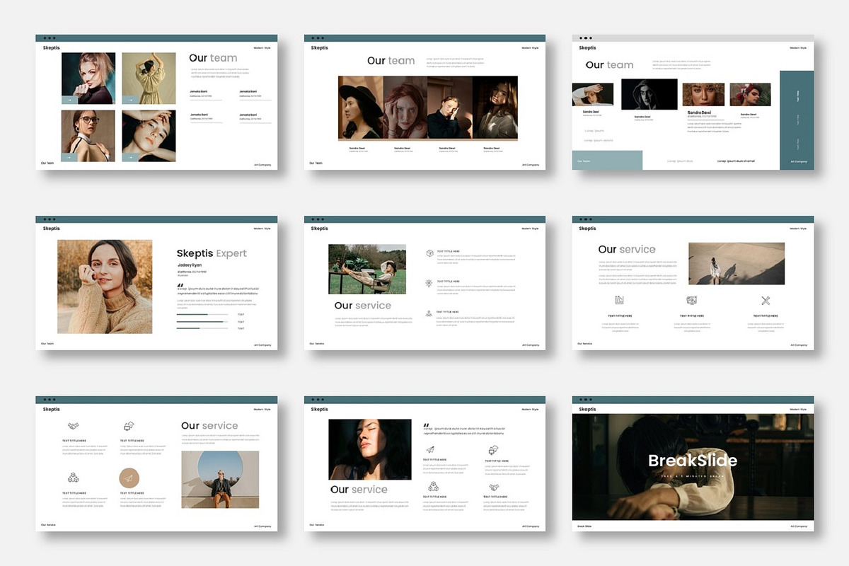 Skeptis - Business Google Slide Temp, a Presentation Template by Dens Creative Studio (Photo 3 of 6)