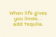 Tequila, a Sans Serif Font by Bruised Goods (Thumbnail 4 of 6)