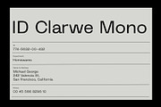 ID Clarwe Mono - Futuristic, Techno, a Sans Serif Font by EKAUNIK DZ (Thumbnail 3 of 8)