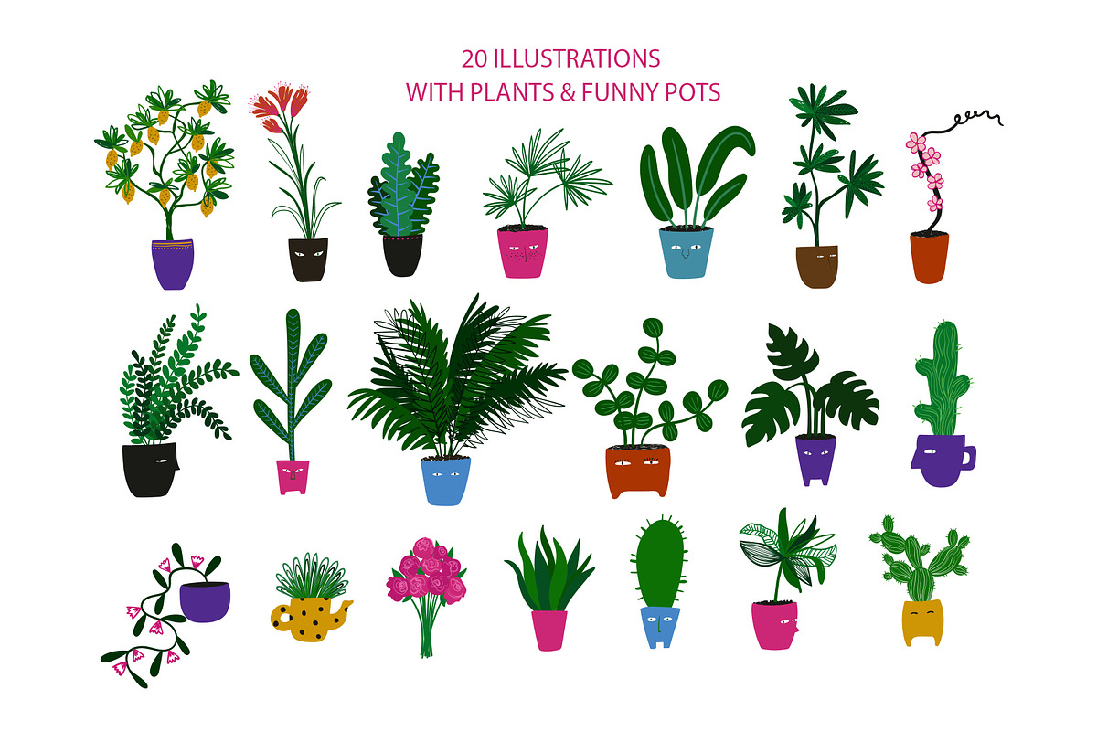 Strong & Beautiful. Plant Ladies., a Person Illustration by Annakniaz (Photo 7 of 10)