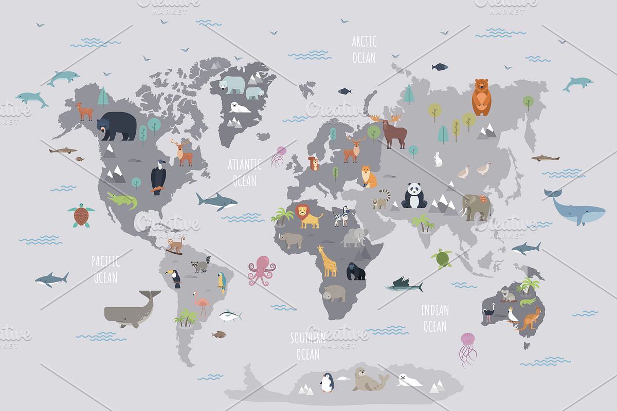 187 Animals Of The World, an Animal Illustration by Andrew Kras Design (Photo 13 of 15)