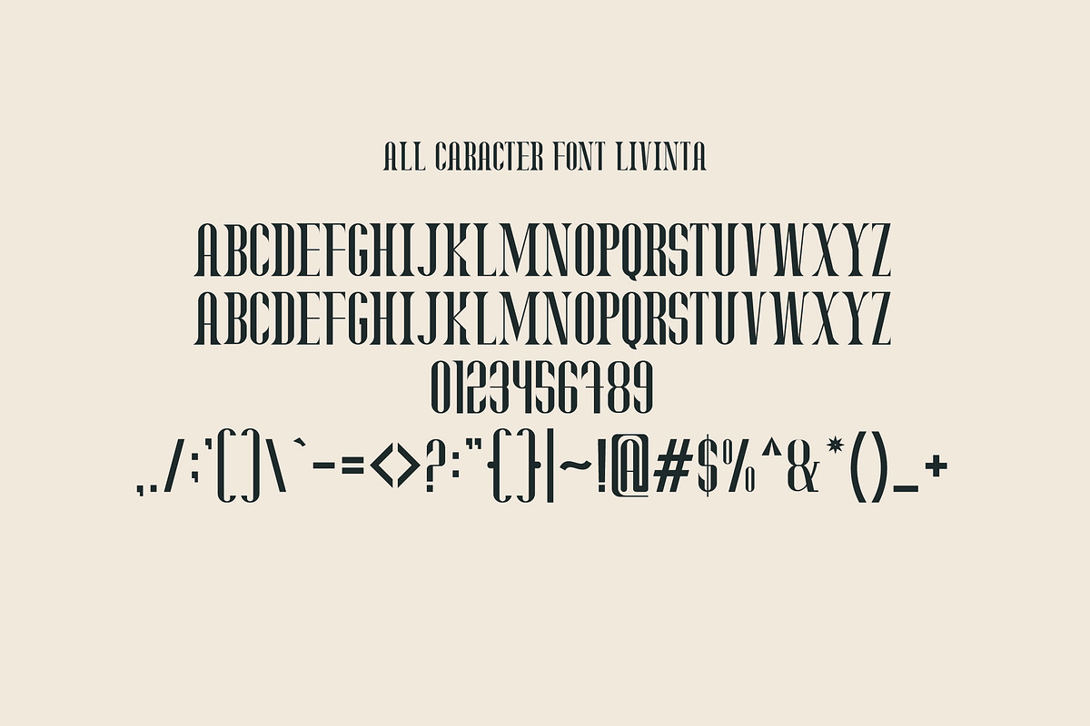 Livinta, a Font by riotama85 (Photo 2 of 5)