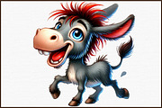Funny Cartoon Donkey Sublimation Bun, an Illustration by Sublimation Artist (Thumbnail 6 of 6)