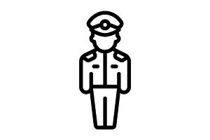 Corp black icon, an Outline Icon by Creative priyanka