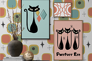 Atomic Cat Clipart, Mid Century SVG, an Object Graphic by Blynn Pippen (Thumbnail 8 of 10)