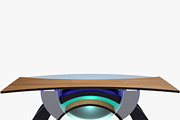 TV Studio News Desk 2, a Furniture 3D Model by akerStudio (Thumbnail 8 of 11)