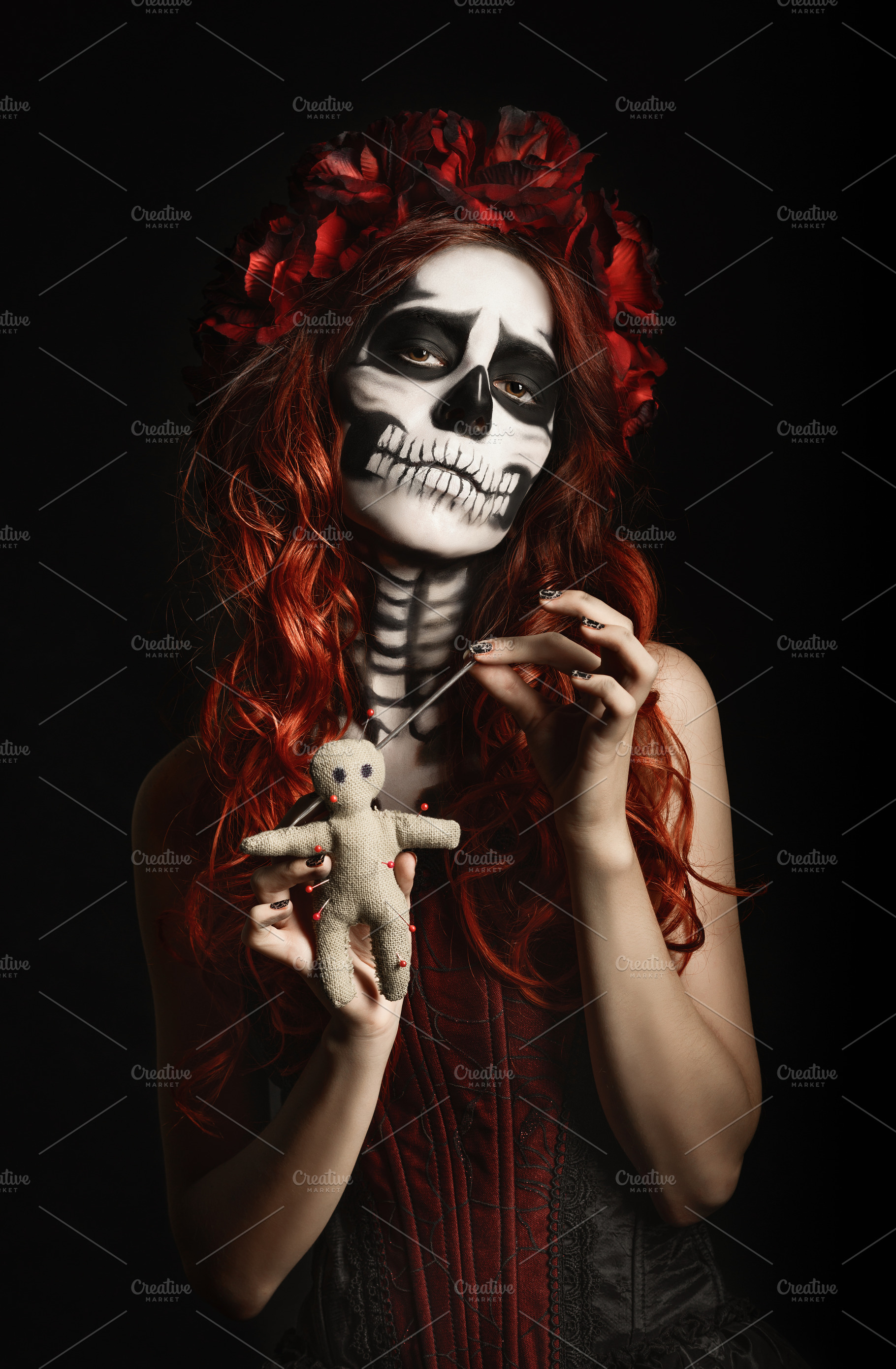 Girl with calavera (muertos) makeup, a Person Photo by Jetrel
