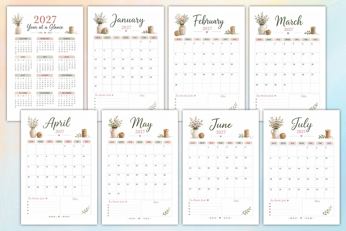 2027 Artisan Business Success Plan, a Stationery Template by Designmela01 (Photo 2 of 4)