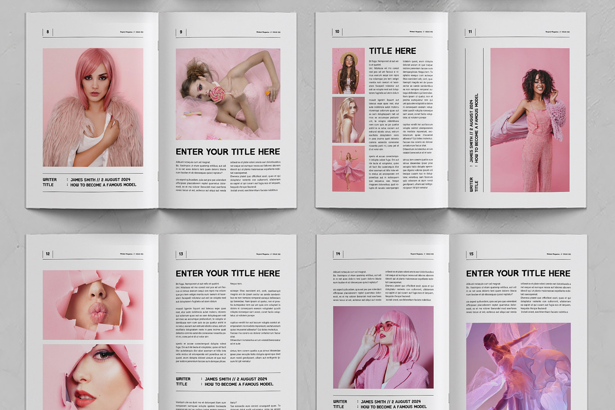 Minimalist Magazine Layout, a Magazine Template by ContestDesign (Photo 3 of 3)