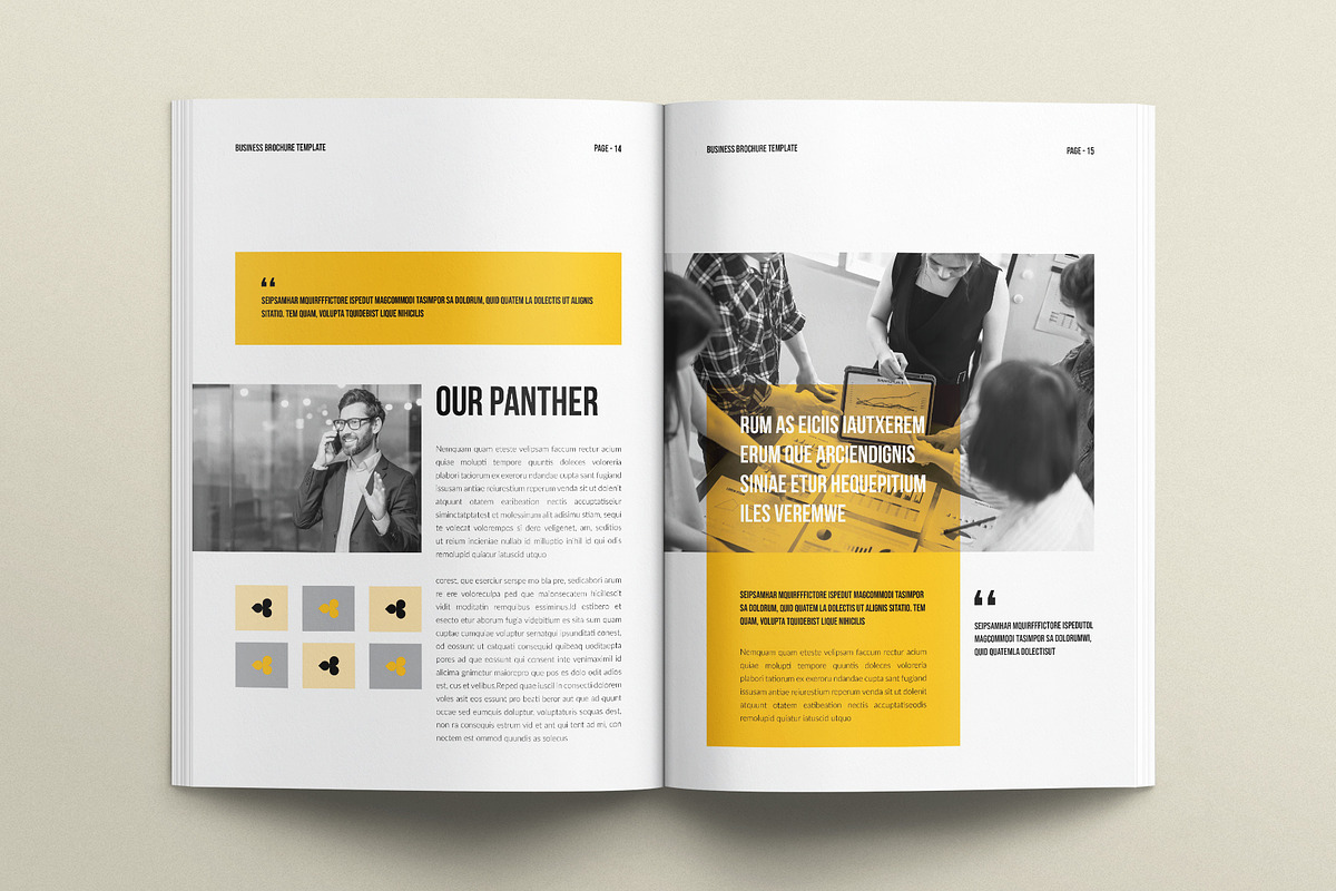 Business Brochure Template, a Brochure Template by E-Type (Photo 6 of 7)